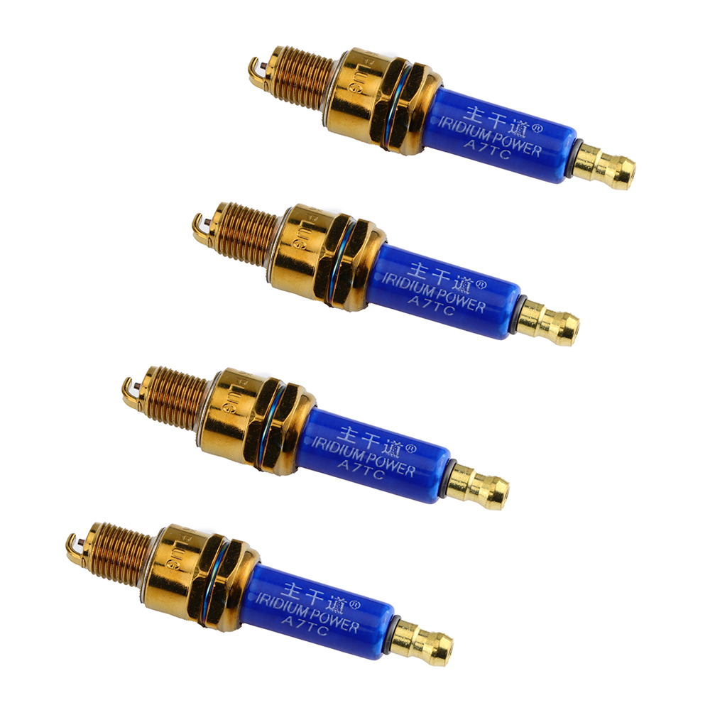Motorcycle Spark Plug - Busi Iridium A7TC Berkinerja Tinggi Untuk