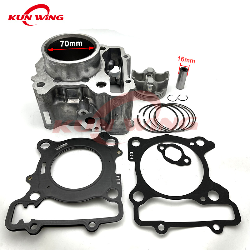 Motorcycle Piston - Kit silinder bor 70MM cincin Piston